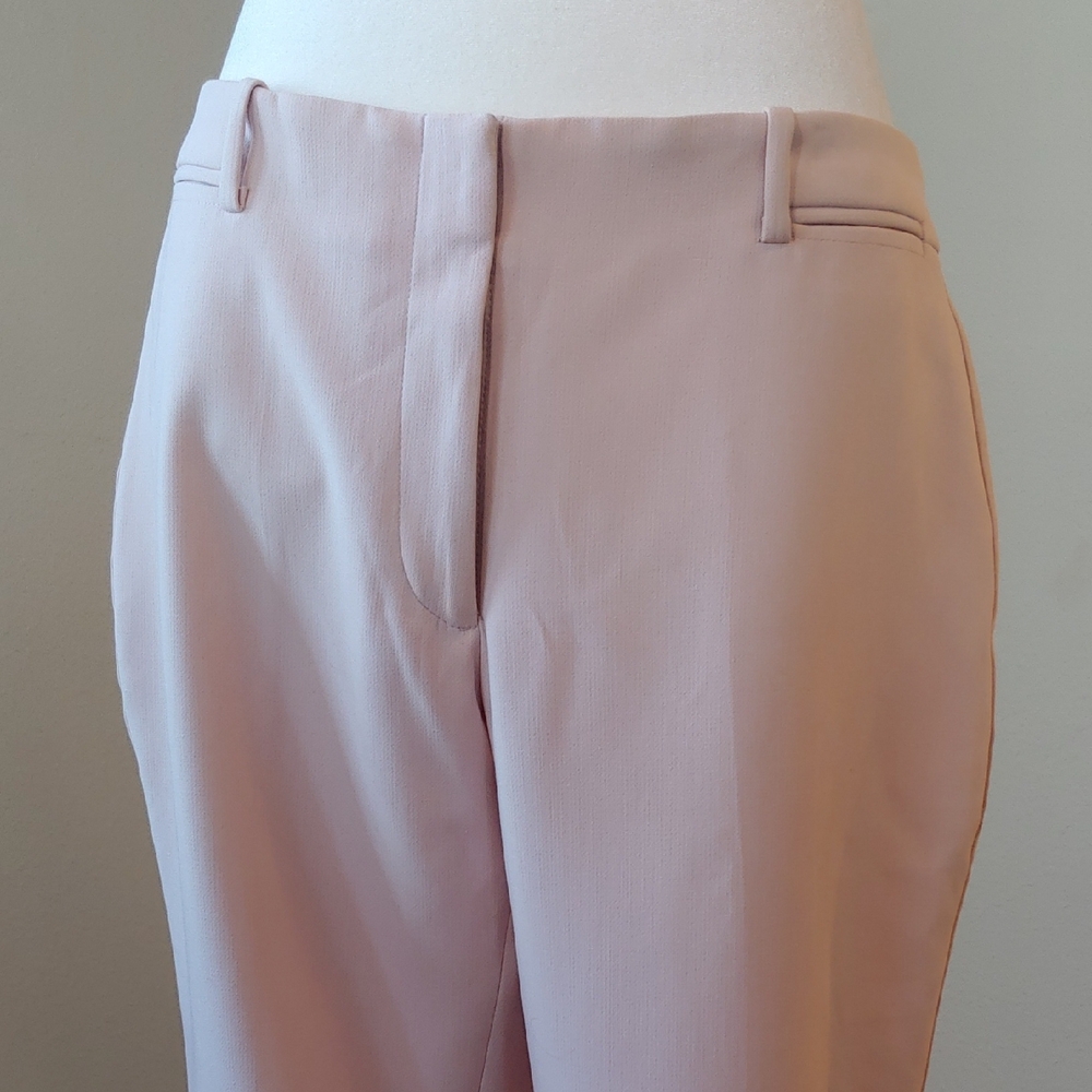 White House Black Market Slim Ankle Pants in Light Pink Women's size 12 Short - Picture 3 of 14